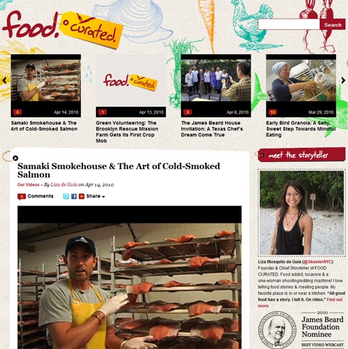 food curated screenshot